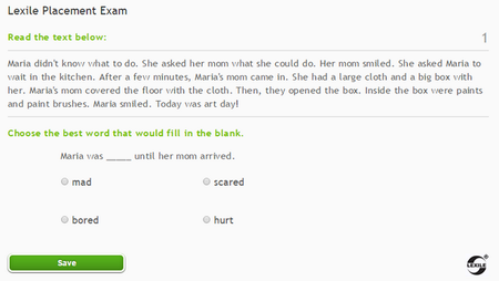 myON Lexile Placement