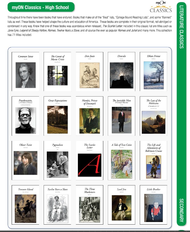 MyOn Digital Classics MyOn Digital Classics