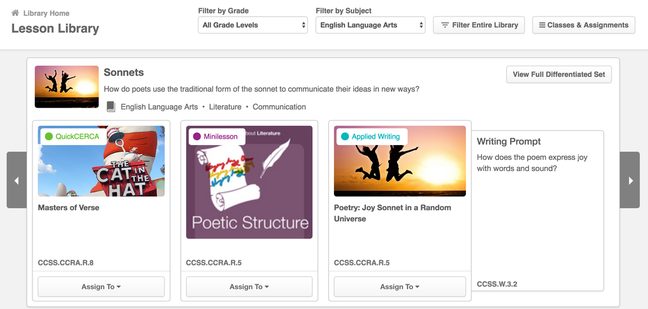 ThinkCERCA Lesson Library