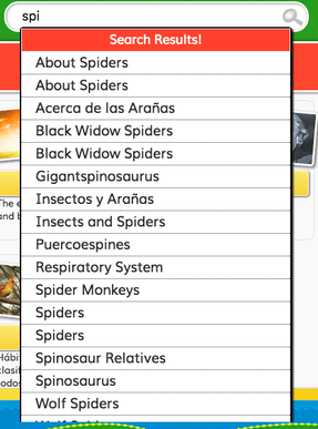 PebbleGo Search Results