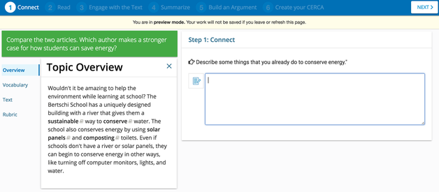 ThinkCERCA Topic Overview ThinkCERCA Topic Overview