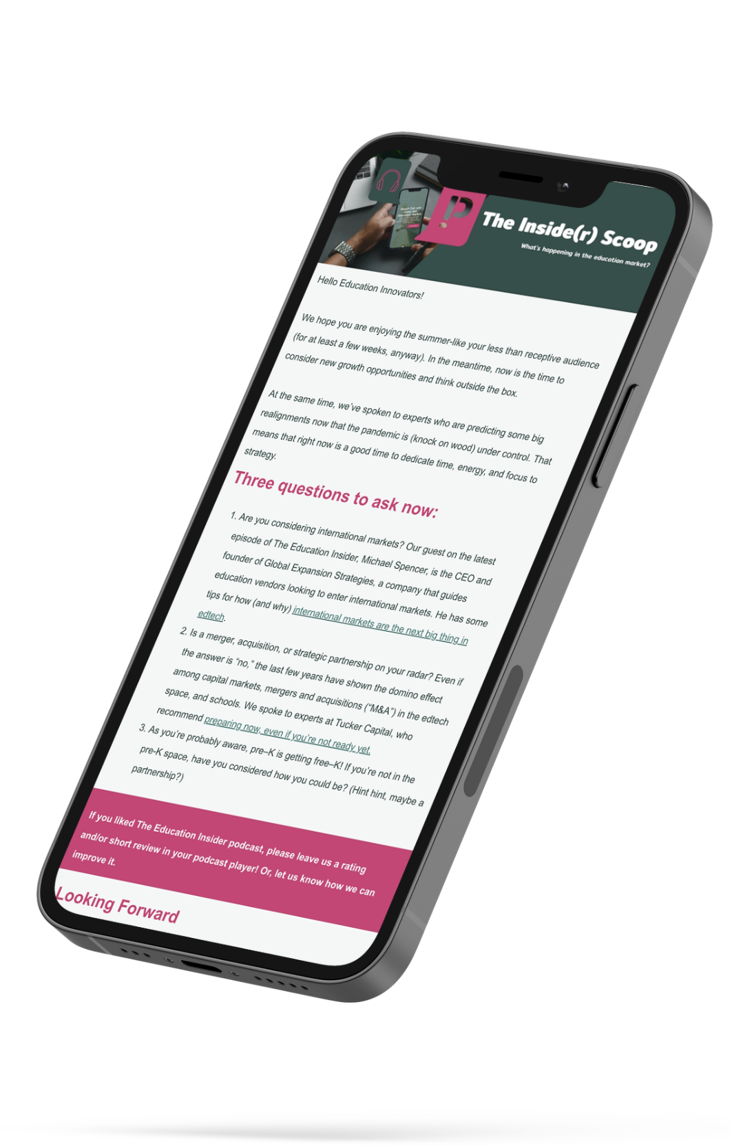 The Insider Scoop Mockup The Insider Scoop Mockup