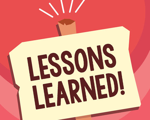 The most important lessons we learned this year
